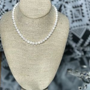 16” Freshwater Pearl Necklace with Gold Clasp
